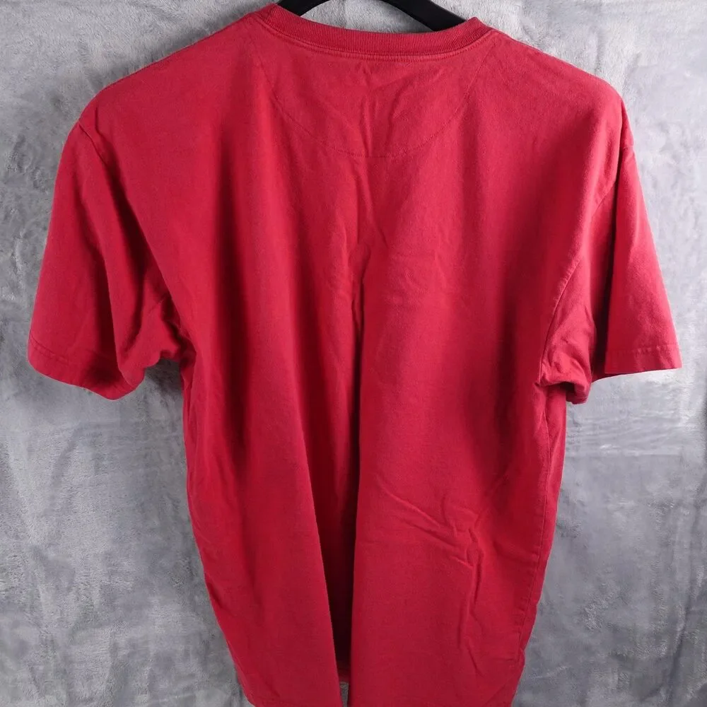 Chicago Bulls Shirt Mens XL Red NBA Basketball Windy City Tee Mitchell & Ness